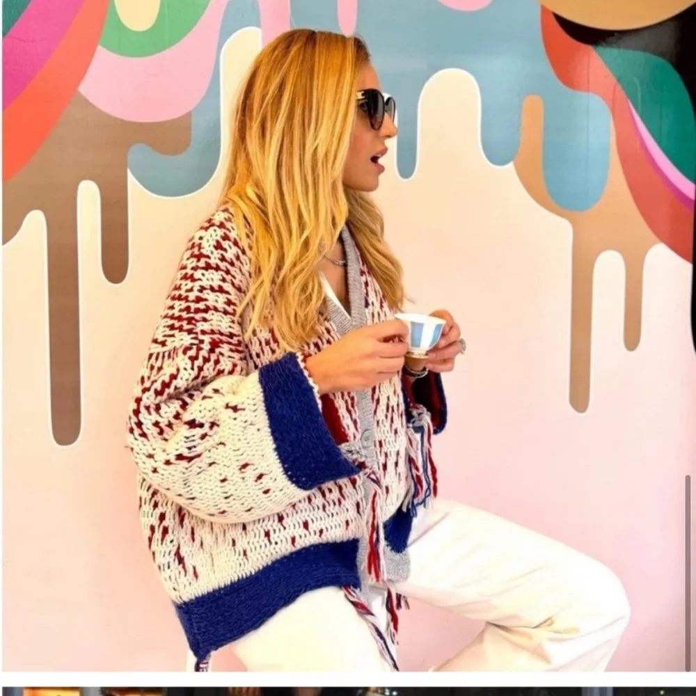 Zara fringed knit jacket - Picture 8 of 14